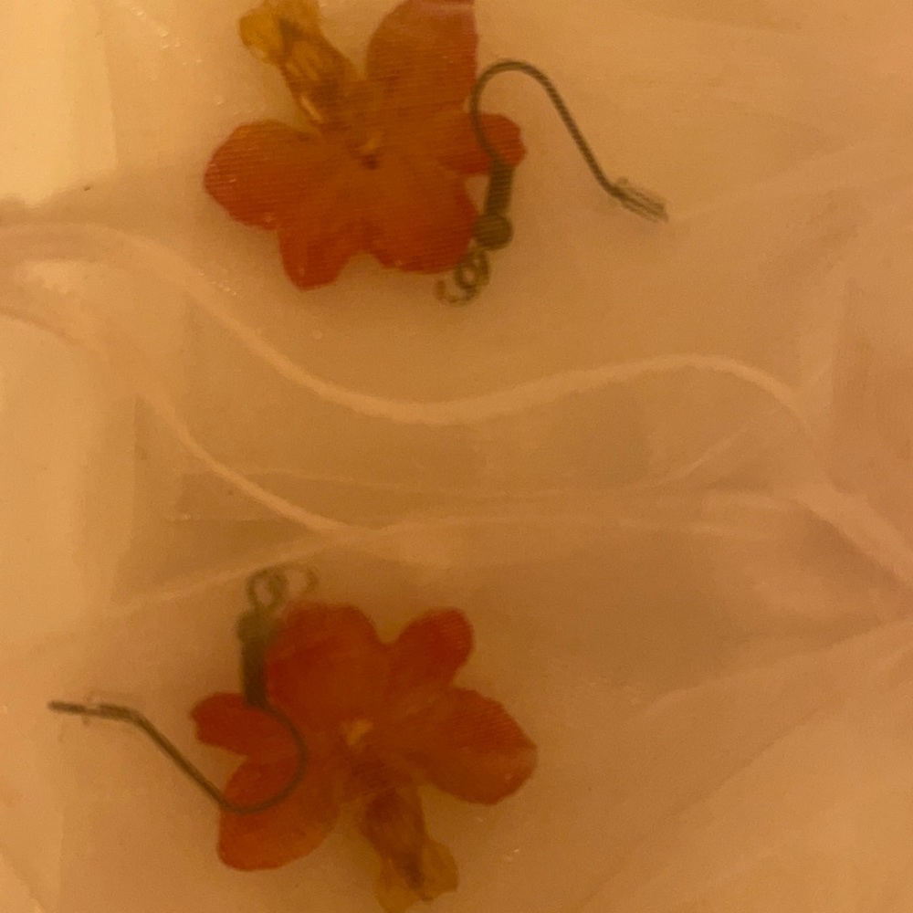 Flower earrings